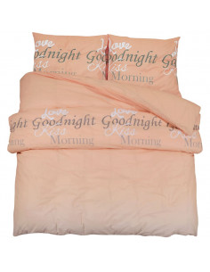 Set Copripiumino Rosa 200x200 cm in Cotone