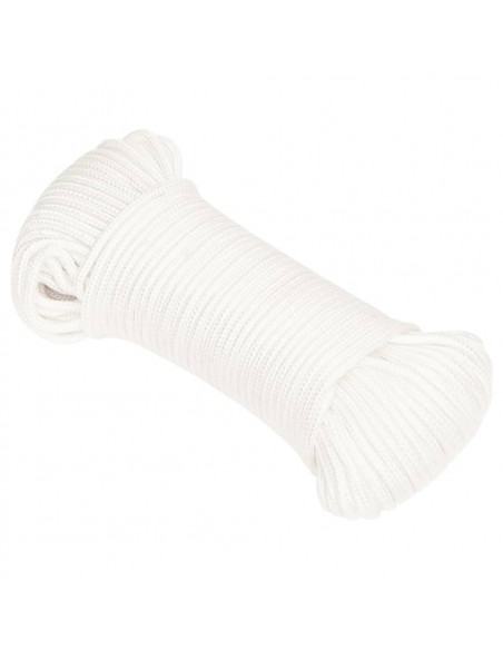 Corda Nautica Completamente Bianca 5 mm 50 m in Polipropilene