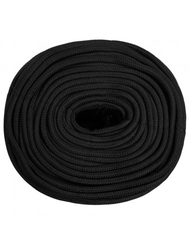 Corda Nautica Completamente Nera 8 mm 250 m in Polipropilene