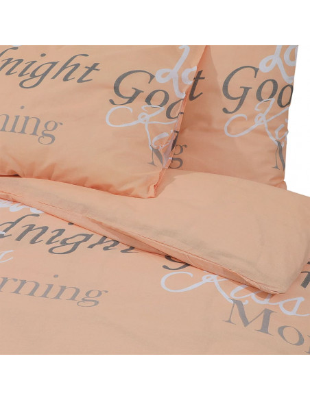 Set Copripiumino Rosa 155x220 cm in Cotone