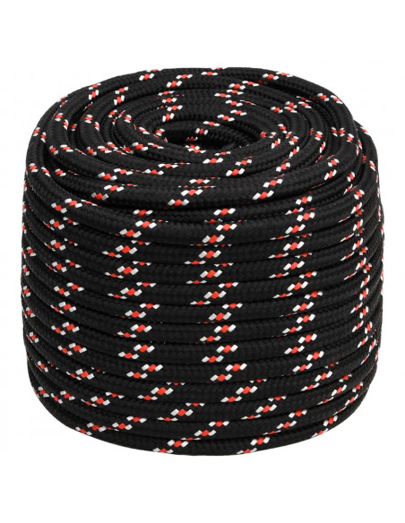 Corda Nautica Nera 16 mm 25 m in Polipropilene