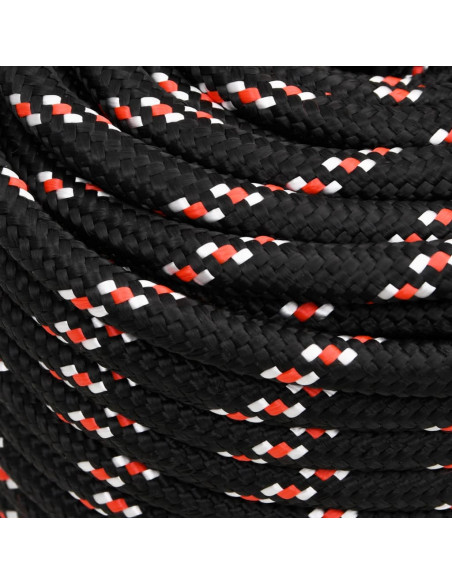 Corda Nautica Nera 16 mm 25 m in Polipropilene