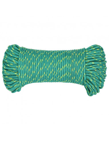 Corda Nautica Verde 5 mm 50 m in Polipropilene