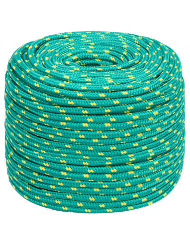 Corda Nautica Verde 6 mm 100 m in Polipropilene