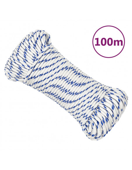 Corda Nautica Bianca 5 mm 100 m in Polipropilene