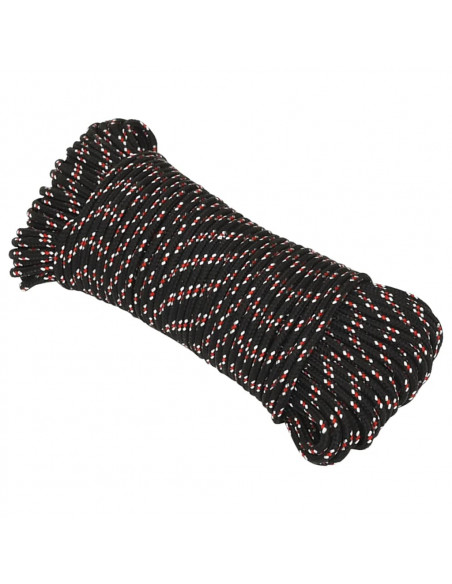 Corda Nautica Nera 5 mm 100 m in Polipropilene