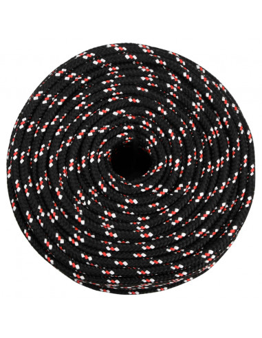 Corda da Lavoro Nera 6 mm 250 m in Polipropilene