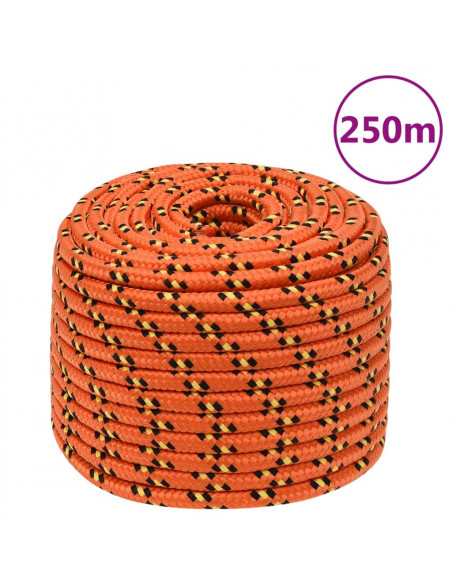 Corda Nautica Arancione 12 mm 250 m in Polipropilene