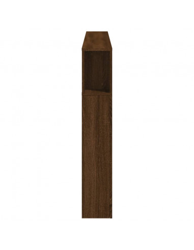 Testiera LED Rovere Marrone 180x18,5x103,5 cm Legno Multistrato
