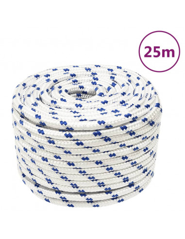 Corda Nautica Bianca 12 mm 25 m in Polipropilene