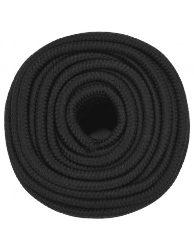 Corda Nautica Completamente Nera 12 mm 250 m in Polipropilene