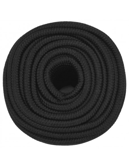 Corda Nautica Completamente Nera 12 mm 250 m in Polipropilene