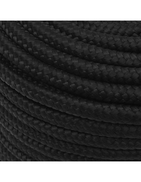 Corda Nautica Completamente Nera 12 mm 250 m in Polipropilene