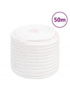 Corda Nautica Completamente Bianca 18 mm 50 m in Polipropilene 2