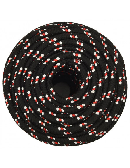 Corda Nautica Nera 18 mm 25 m in Polipropilene