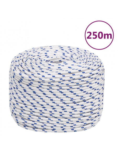 Corda Nautica Bianca 6 mm 250 m in Polipropilene