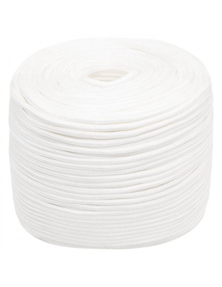 Corda Nautica Completamente Bianca 10 mm 250 m in Polipropilene