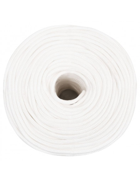 Corda Nautica Completamente Bianca 10 mm 250 m in Polipropilene