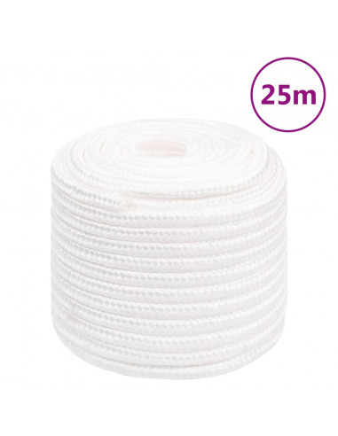 Corda Nautica Completamente Bianca 18 mm 25 m in Polipropilene