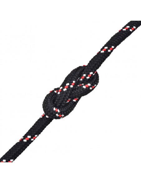 Corda Nautica in Polipropilene 18 mm 50 m Nera