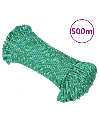 Corda Nautica Verde 5 mm 500 m in Polipropilene