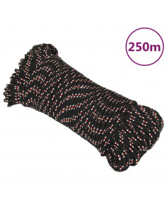 Corda da Lavoro Nera 5 mm 250 m in Polipropilene 2