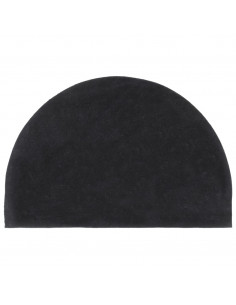 Zerbino Grigio Scuro Mezzo Rotondo 40x60 cm Fibra di Cocco 2