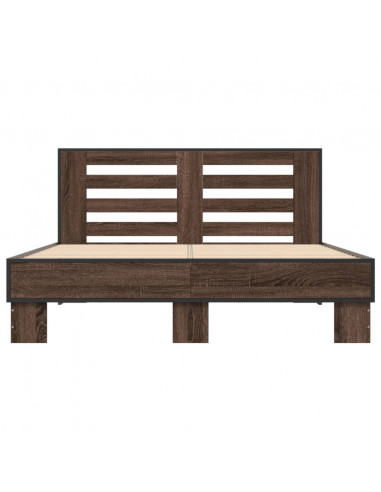 Giroletto Rovere Marrone 140x190cm in Legno Multistrato Metallo