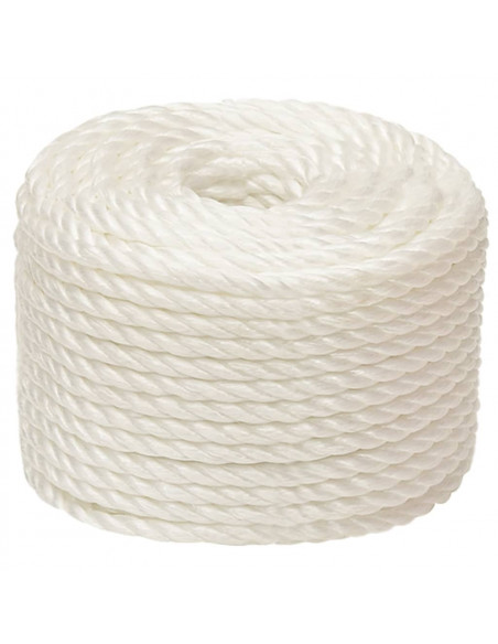 Corda da Lavoro Bianca 10 mm 500 m in Polipropilene