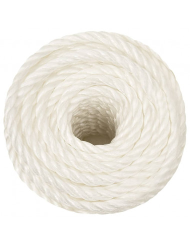 Corda da Lavoro Bianca 10 mm 500 m in Polipropilene