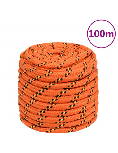 Corda Nautica Arancione 16 mm 100 m in Polipropilene