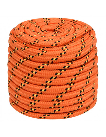 Corda Nautica Arancione 16 mm 100 m in Polipropilene