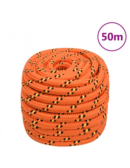 Corda Nautica Arancione 20 mm 50 m in Polipropilene
