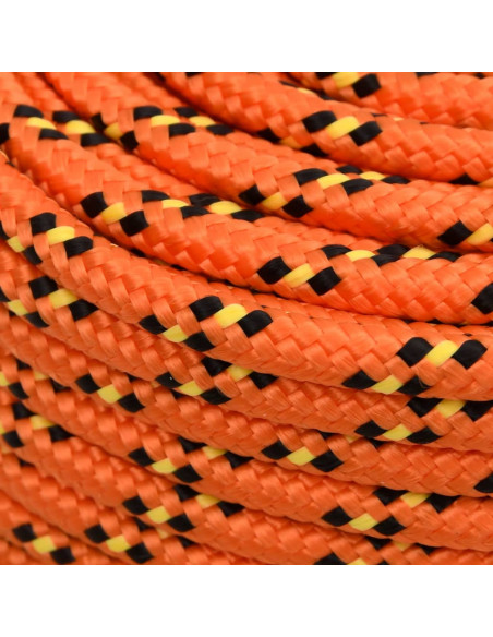 Corda Nautica Arancione 8 mm 100 m in Polipropilene