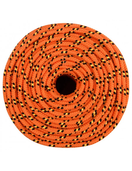 Corda Nautica Arancione 8 mm 50 m in Polipropilene
