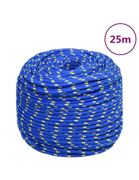 Corda Nautica Blu 8 mm 25 m in Polipropilene