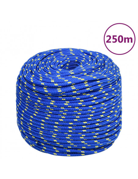 Corda Nautica Blu 8 mm 250 m in Polipropilene