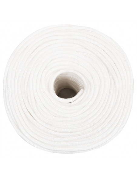 Corda Nautica Completamente Bianca 10 mm 25 m in Polipropilene
