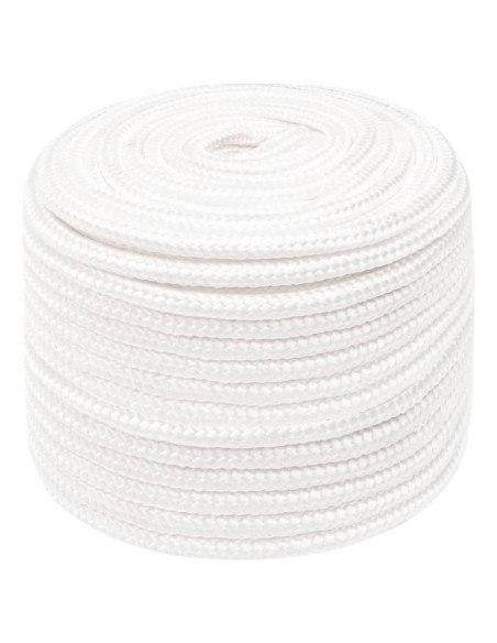 Corda Nautica Completamente Bianca 14 mm 100 m in Polipropilene