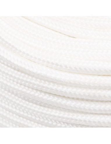 Corda Nautica Completamente Bianca 6 mm 250 m in Polipropilene