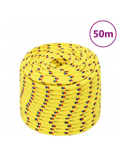 Corda Nautica Gialla 12 mm 50 m in Polipropilene 2