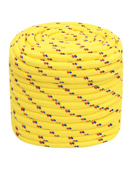 Corda Nautica Gialla 16 mm 100 m in Polipropilene