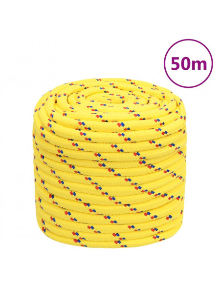 Corda Nautica Gialla 18 mm 50 m in Polipropilene