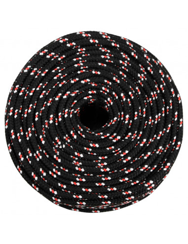 Corda Nautica Nera 6 mm 50 m in Polipropilene
