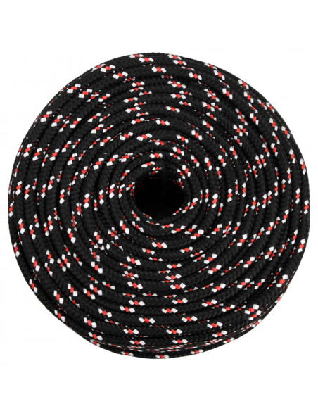 Corda Nautica Nera 6 mm 50 m in Polipropilene