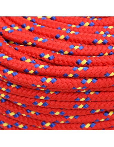 Corda Nautica Rossa 6 mm 250 m in Polipropilene