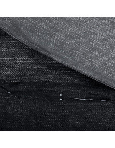 Set Copripiumino Grigio Scuro 260x220 cm in Cotone