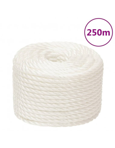 Corda da Lavoro Bianca 14 mm 250 m in Polipropilene