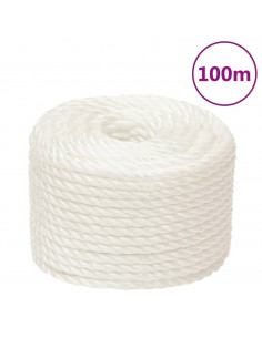 Corda da Lavoro Bianca 16 mm 100 m in Polipropilene 2