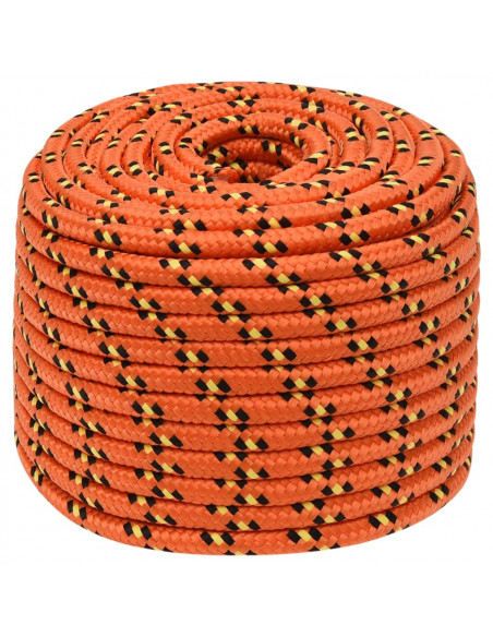 Corda Nautica Arancione 12 mm 100 m in Polipropilene